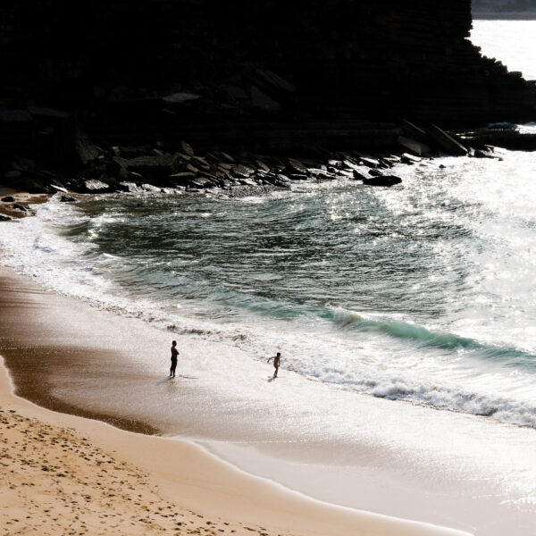 Plage argentée
